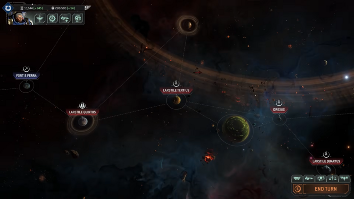 Total War: Warhammer: 40,000 Planetary Map