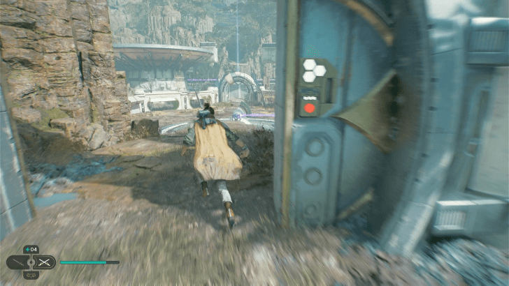 27 Turn Around and Open the Door to Get the Orb from the Mechanism