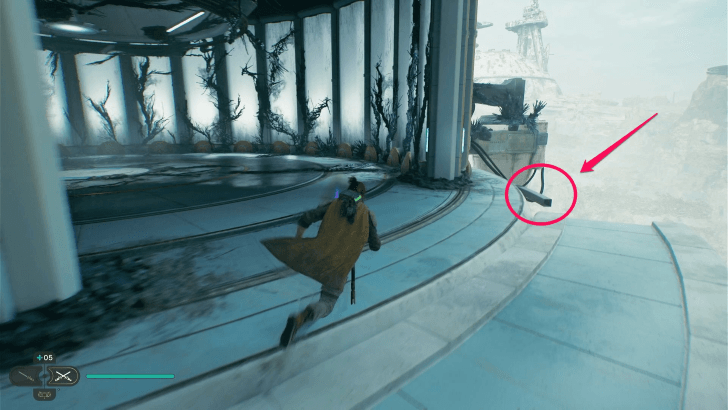 1 Exit with the Steel Beam Outside