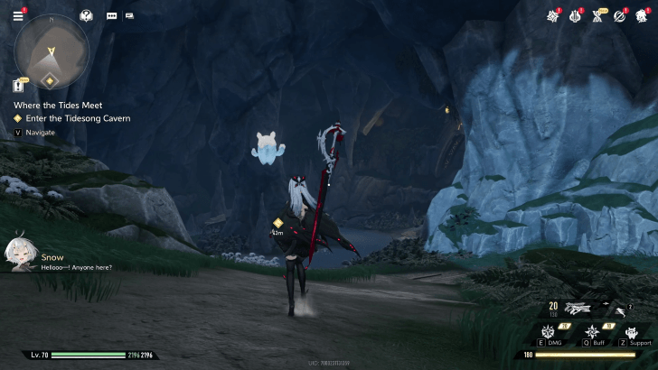 Where the Tides Meet Quest entering Tidesong Cavern