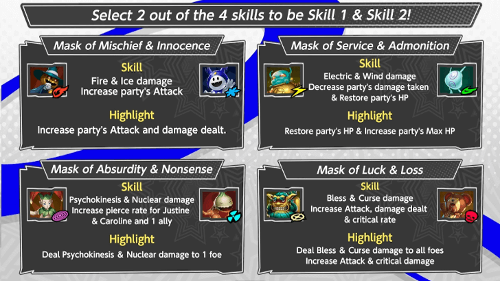 P5x - Justine and Caroline Personas