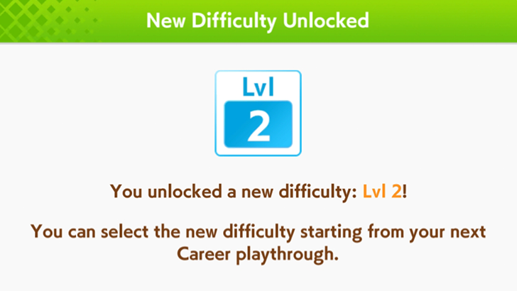 Level Increase Unlock