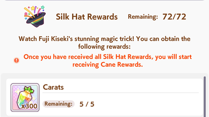 Silk Hat Rewards