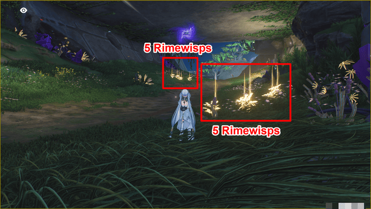 Wuthering Waves Rimewisp Locations in Etching Plains 1