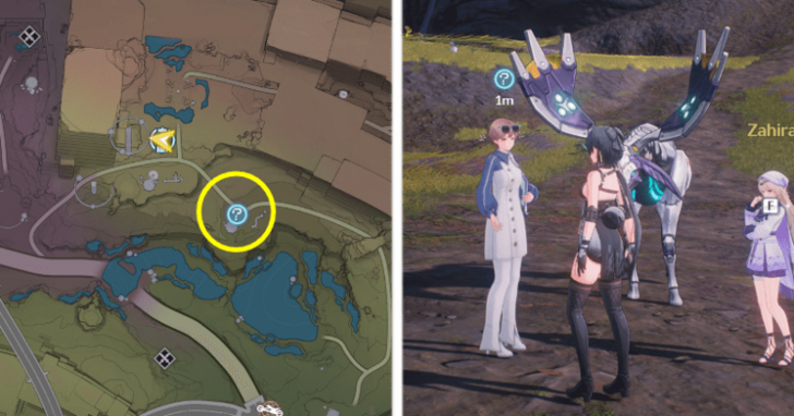 Speak to Elowyn at the Etching Plains