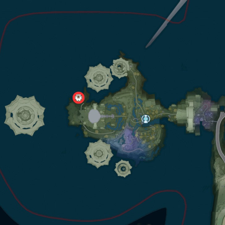 Bjartr Woods Soliskin Map