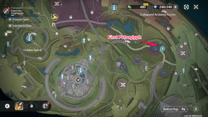 Go to the First Petrogylph in Startorch Academy