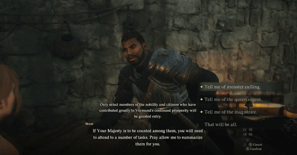 Captain Brant’s 3 tasks