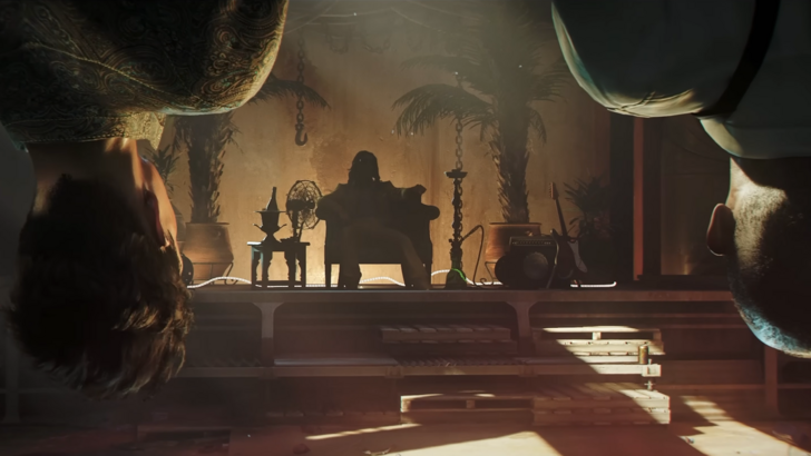 007 First Light James Bond And Another Prisoner Tied Upside Down