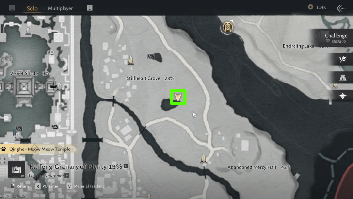 Jianghu Master Map Location