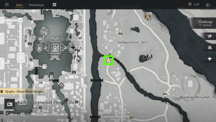 A Thousand Miles a Day Map Location