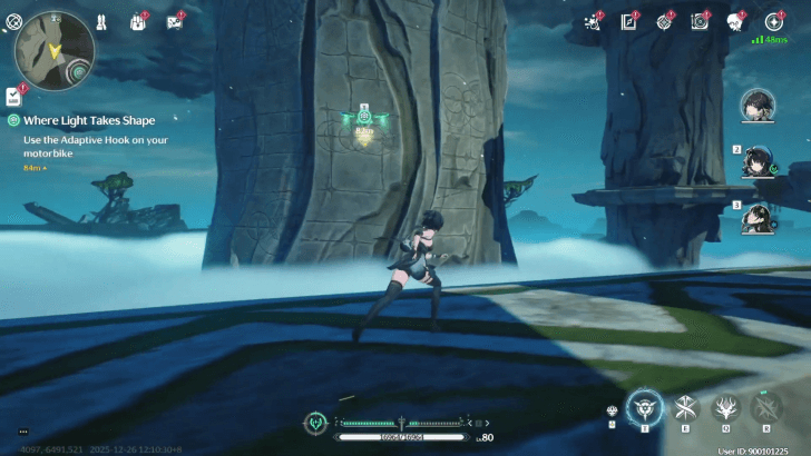 Grapple Across to the Next Area