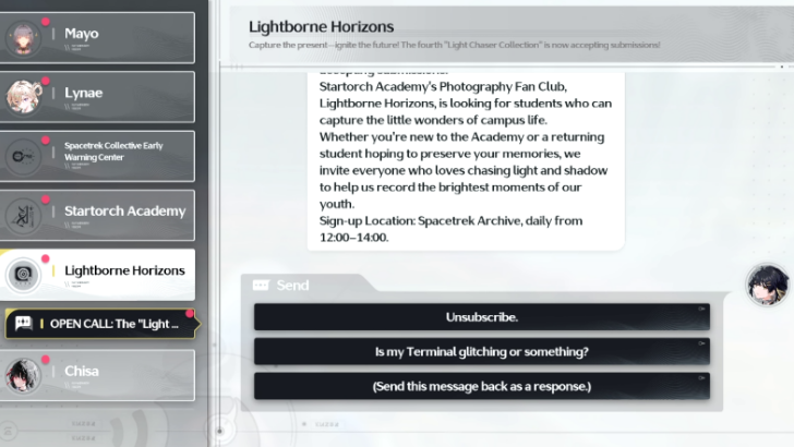 Wuthering Waves - Moments Captured in Light - WavesLine Message