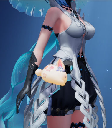 Bunny Charm - Opaque White Overview