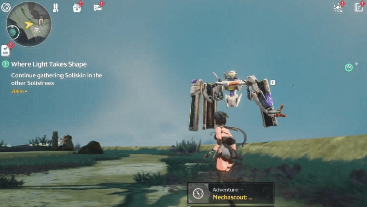 Wuthering Waves - Where Light Takes Shape - Mechascout to Throw Rover