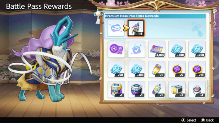 Pokemon UNITE - Battle Pass S37 Premium Pass Rewards.png