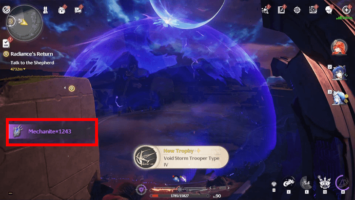 Mechanite from Void Storm Zones