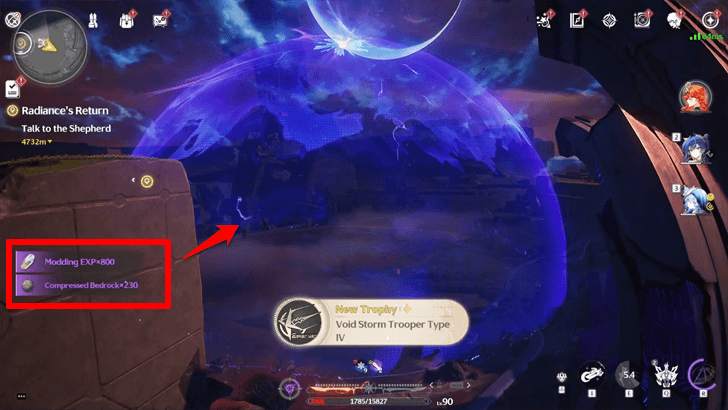 Void Storm Zones Drop Compressed Bedrock