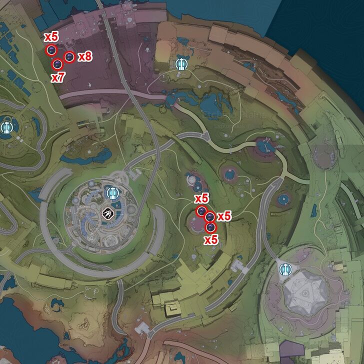 Wuthering Waves Etching Plains Gemini Spore Locations