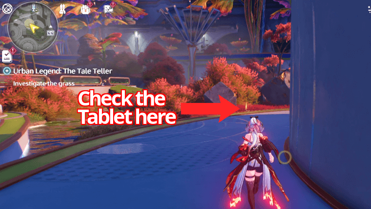 Wuthering Waves - Urban Legend - The Tale Teller - Investigate the Grass