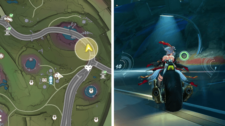 Wuthering Waves - Urban Legend - The Rogue Constructor - Collapsed Ravine on Rainy Night