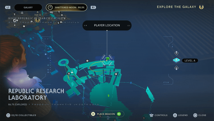 Republic Research Laboratory Laser Gate Map