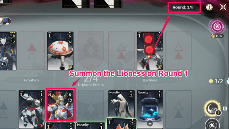 Get Lioness at the First Turn