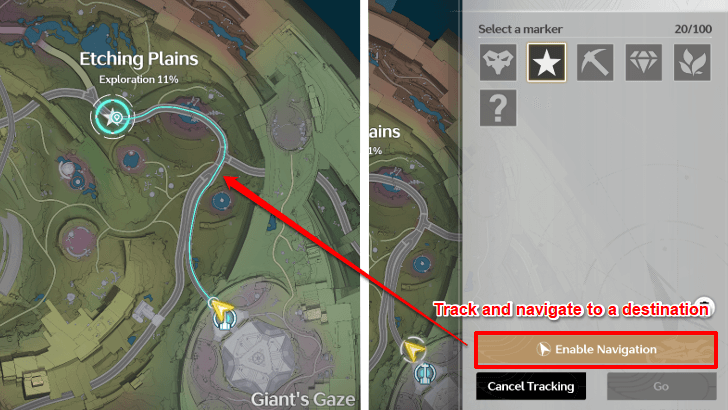 Destination Tracking