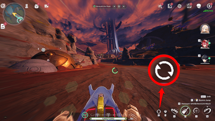 First Person Mode Button