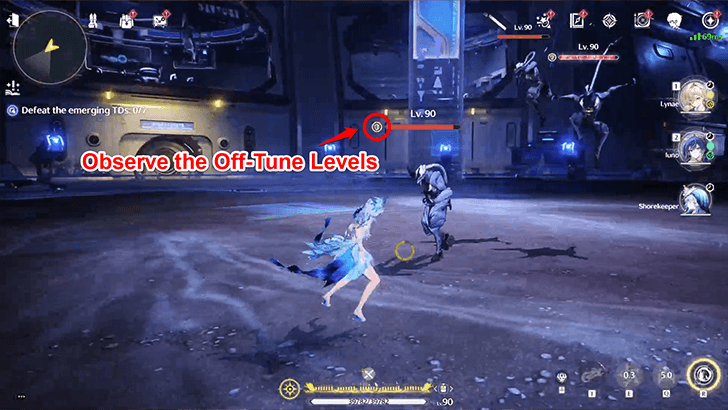 Off-Tune Level Gauge