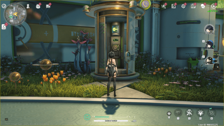 A Hole Defined by the Line