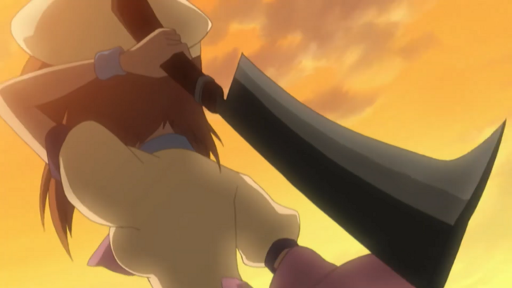 Higurashi When They Cry Rena Ryugu Hatchet