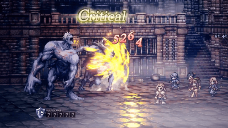 Critical Hit on Monster (Woman)