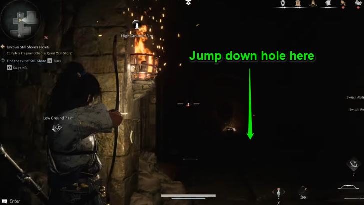 WWM - Jump Down the Hole in the Passage