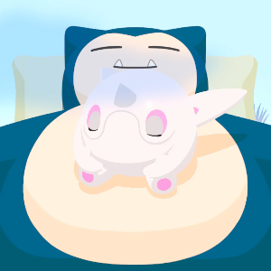 Pokemon Sleep - Atop-Belly Sleep