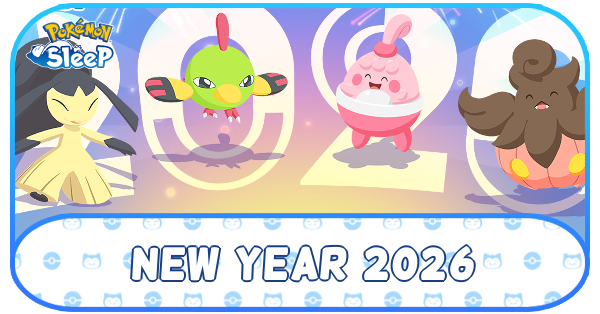 Pokemon Sleep - New Year 2026 Event