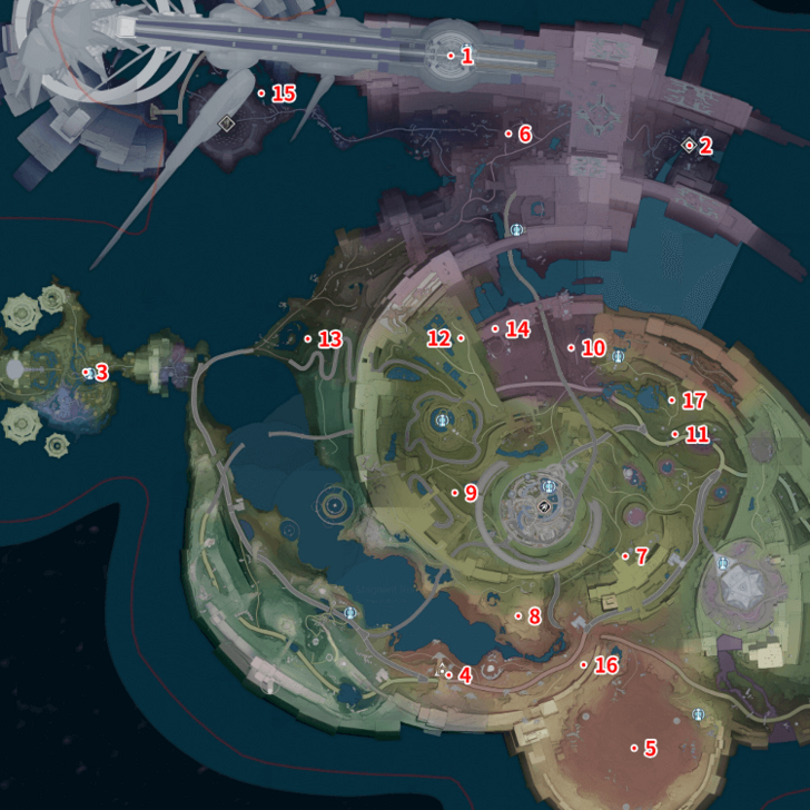 Lahai-Roi Records Complete Map