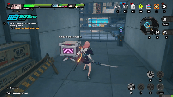 3 Mining Operation Area Mini Cargo Truck