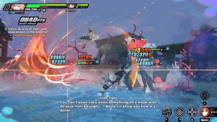 Catch Up to Grim Tiger