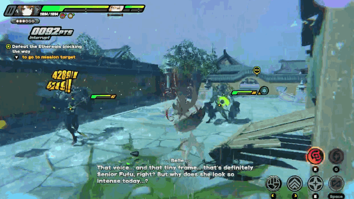 Defeat Ethereals blocking the way