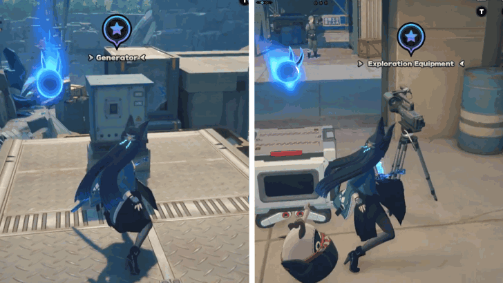 Start the Generator and Obtain Exploration Equipment