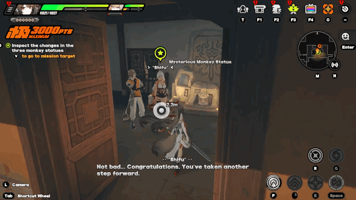 Return to Main Hall and Find Shifu