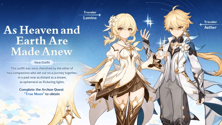 Genshin Impact - Traveler Outfit - Skin