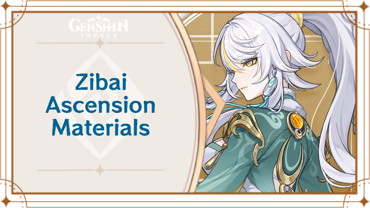 Genshin Impact - Zibai Ascension Materials