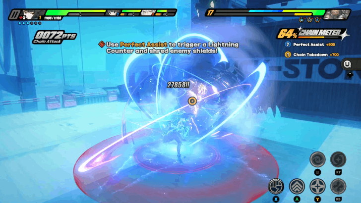 Trigger Lightning Counter to Shred Shield