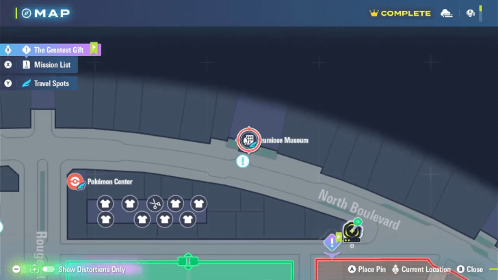 The Lumiose Museum Heist Map Location