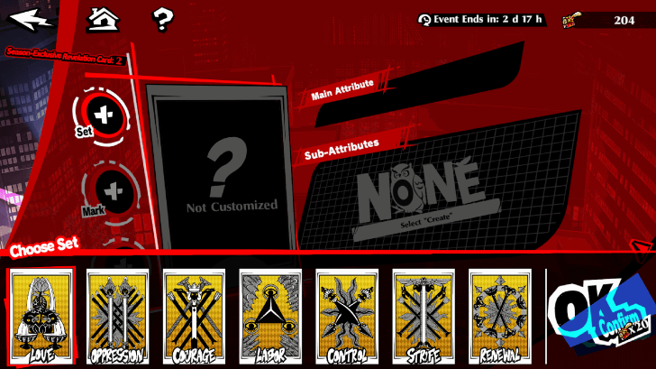 Persona 5 X - Cycle of Fate No Space