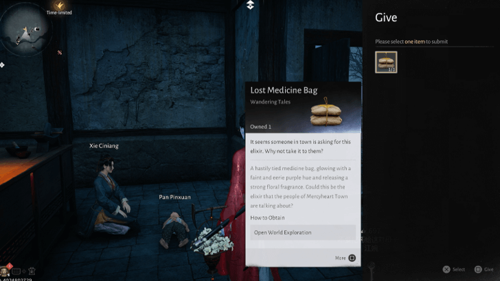 WWM - The Elixir Theft - Give the Medicine Bag