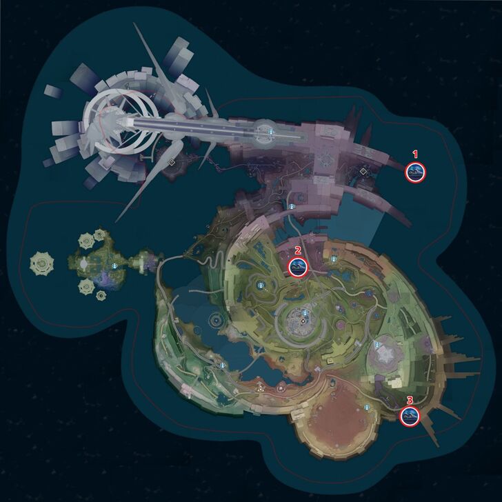 Wuthering Waves Motorbike Platformer Challenge Map Locations