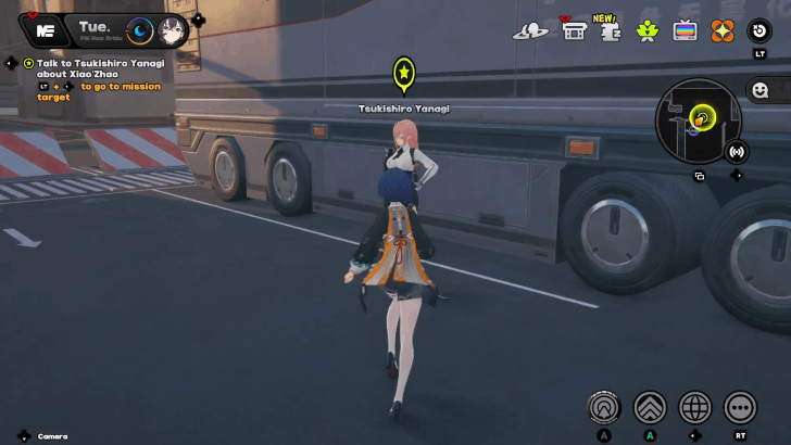 Talk to Yanagi about Zhao